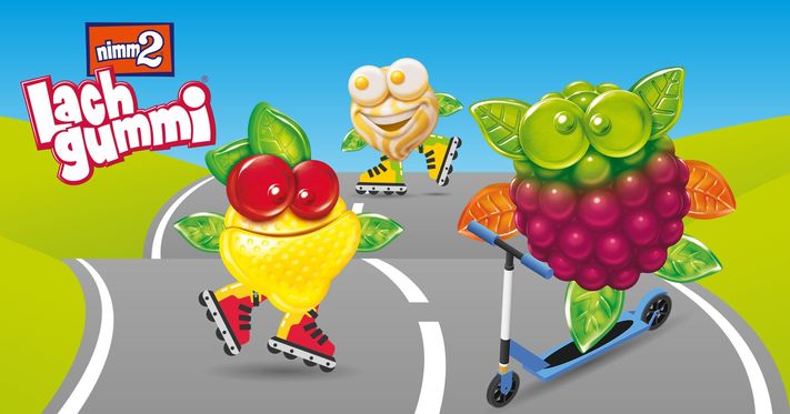 Entdecke die bunte Welt von nimm2 Lachgummi am slowUp 2023