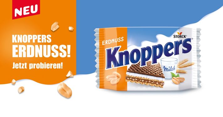 Die Knoppers Familie erhält Zuwachs: Knoppers Erdnuss