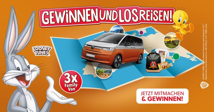 Gewinnen und Losreisen – mit Toffifee und den Looney Tunes!